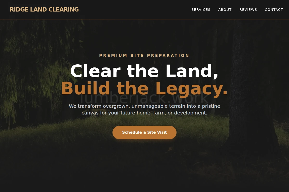 Ridge Land Clearing